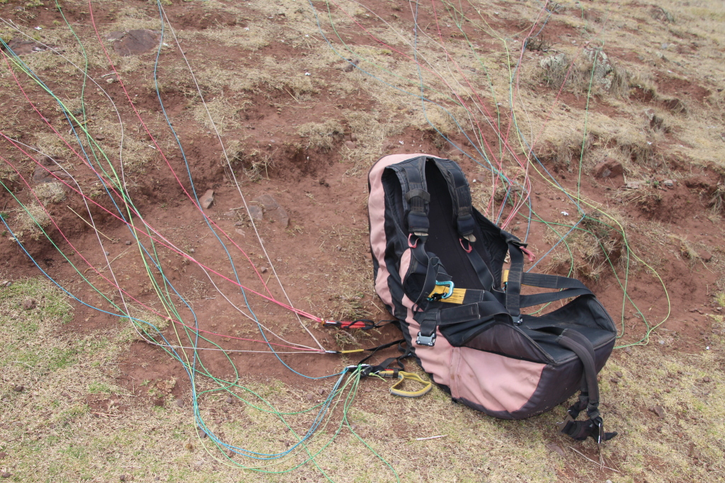 Why yes, I DO have faith in a pink daypack with pretty strings.