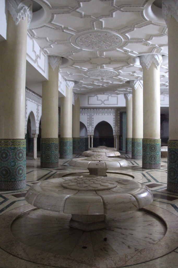 Gorgeous communal washrooms